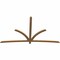 Ekena Millwork Davenport Timber Gable Bracket, Western Red Cedar, 108"W x 63"H x 1 1/2"D x 3 1/2"F, 14/12 Pitch GBW108X63X0204DAV00SWR - alternate 5